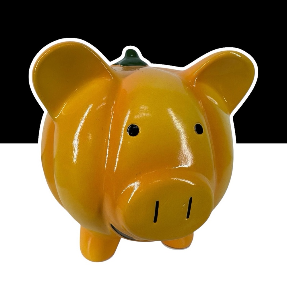 RE TARGET / Pumpkin Halloween Piggy Bank